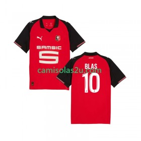 Camisolas de futebol Stade Rennais Ludovic Blas 10 Equipamento Principal 2025/26 Manga Curta